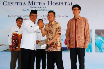 Ciputra Resmikan Rumah Sakit Ketiga di Banjarmasin Ciputra Resmikan Rumah Sakit Ketiga di Banjarmasin